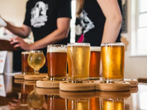 Ambiente en el Restaurante Cervecería Sant Jordi